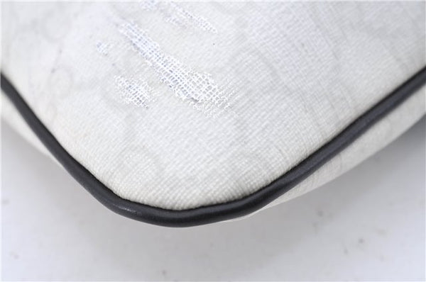Authentic GUCCI Joy Line Shoulder Cross Bag GG PVC Leather 257246 White 8760C