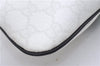 Authentic GUCCI Joy Line Shoulder Cross Bag GG PVC Leather 257246 White 8760C