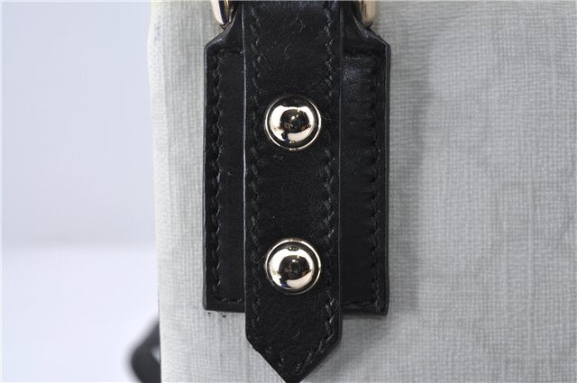 Authentic GUCCI Joy Line Shoulder Cross Bag GG PVC Leather 257246 White 8760C