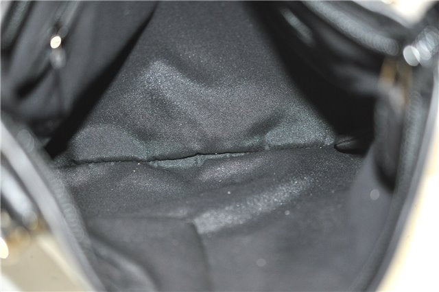 Authentic GUCCI Joy Line Shoulder Cross Bag GG PVC Leather 257246 White 8760C