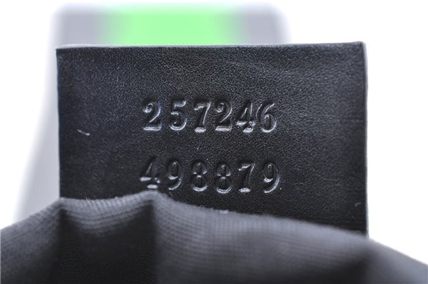 Authentic GUCCI Joy Line Shoulder Cross Bag GG PVC Leather 257246 White 8760C