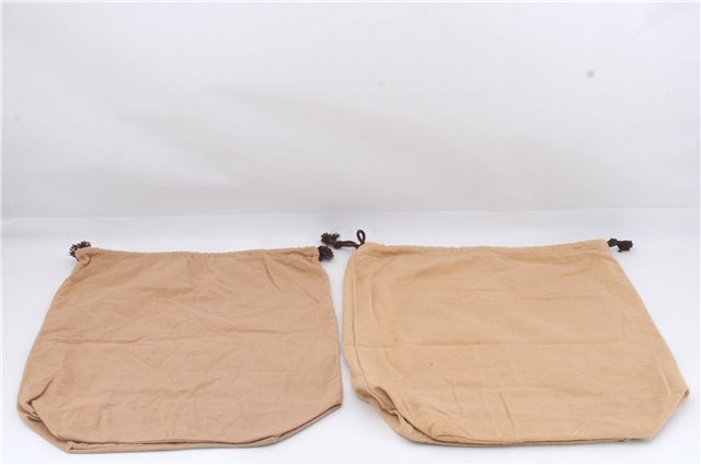 Authentic Louis Vuitton Dust Bag 10 Set Cotton Beige W15.7xH18.9xD5.1