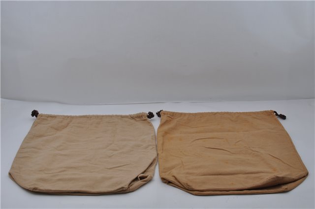 Authentic Louis Vuitton Dust Bag 10 Set Cotton Beige W16.9xH18.1xD6.3
