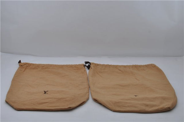 Authentic Louis Vuitton Dust Bag 10 Set Cotton Beige W16.9xH18.1xD6.3" LV 8762D