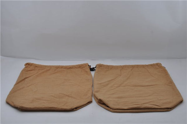 Authentic Louis Vuitton Dust Bag 10 Set Cotton Beige W16.9xH18.1xD6.3" LV 8762D