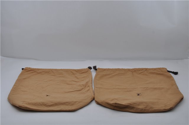 Authentic Louis Vuitton Dust Bag 10 Set Cotton Beige W16.9xH18.1xD6.3