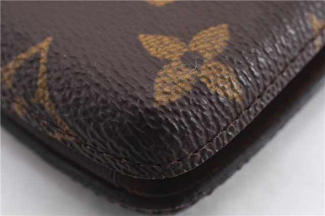 Authentic Louis Vuitton Monogram Etui TelePhone International PM M63064 LV 8762E