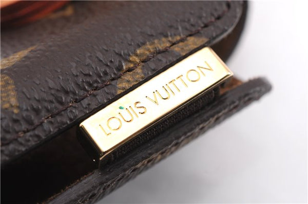 Authentic Louis Vuitton Monogram Etui TelePhone International PM M63064 LV 8762E