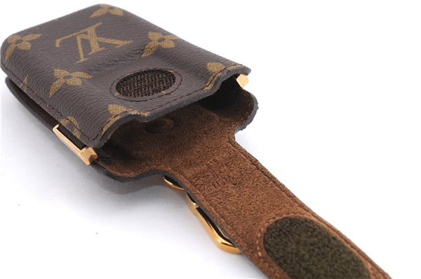 Authentic Louis Vuitton Monogram Etui TelePhone International PM M63064 LV 8762E