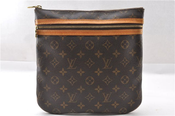 Auth Louis Vuitton Monogram Pochette Bosphore Shoulder Cross Bag M40044 LV 8762F