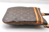 Auth Louis Vuitton Monogram Pochette Bosphore Shoulder Cross Bag M40044 LV 8762F