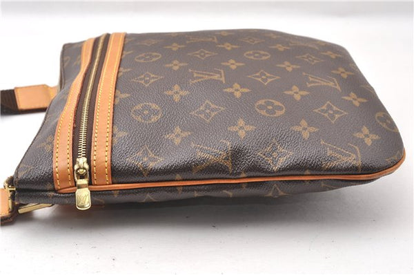Auth Louis Vuitton Monogram Pochette Bosphore Shoulder Cross Bag M40044 LV 8762F