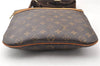 Auth Louis Vuitton Monogram Pochette Bosphore Shoulder Cross Bag M40044 LV 8762F