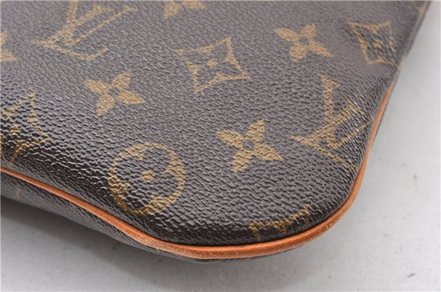 Auth Louis Vuitton Monogram Pochette Bosphore Shoulder Cross Bag M40044 LV 8762F