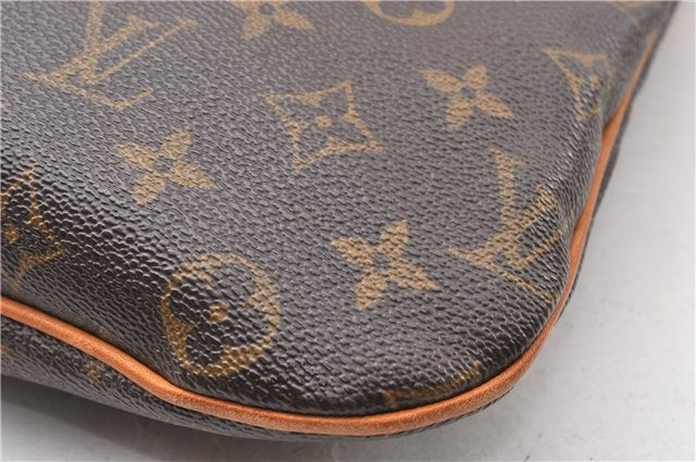 Auth Louis Vuitton Monogram Pochette Bosphore Shoulder Cross Bag M40044 LV 8762F