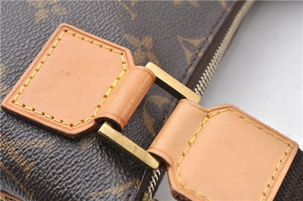 Auth Louis Vuitton Monogram Pochette Bosphore Shoulder Cross Bag M40044 LV 8762F