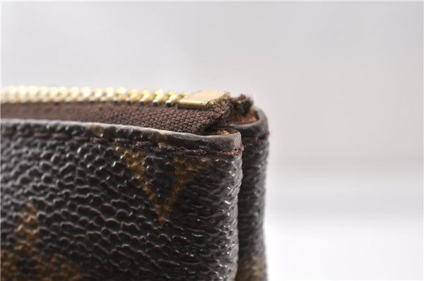 Auth Louis Vuitton Monogram Pochette Bosphore Shoulder Cross Bag M40044 LV 8762F