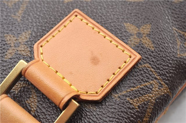 Auth Louis Vuitton Monogram Pochette Bosphore Shoulder Cross Bag M40044 LV 8762F