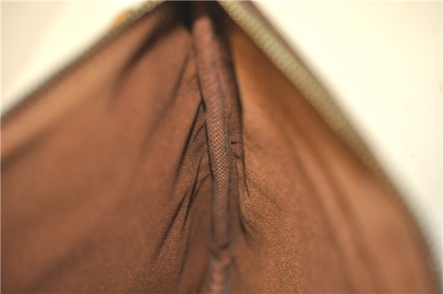 Auth Louis Vuitton Monogram Pochette Bosphore Shoulder Cross Bag M40044 LV 8762F