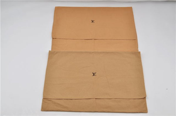 Authentic Louis Vuitton Dust Bag 10 Set Cotton Beige W17.3xH13.8xD0.4" LV 8763D