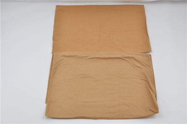 Authentic Louis Vuitton Dust Bag 10 Set Cotton Beige W17.3xH13.8xD0.4" LV 8763D