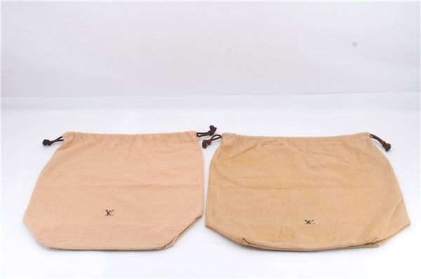 Authentic Louis Vuitton Dust Bag 10 Set Cotton Beige W16.9xH18.1xD6.3" LV 8764D