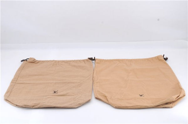 Authentic Louis Vuitton Dust Bag 10 Set Cotton Beige W16.9xH18.1xD6.3" LV 8764D
