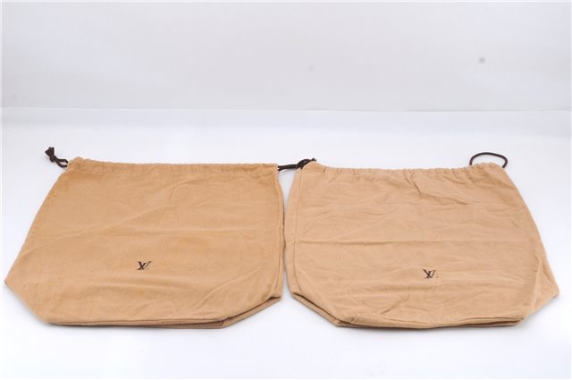 Authentic Louis Vuitton Dust Bag 10 Set Cotton Beige W16.9xH18.1xD6.3