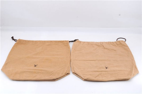 Authentic Louis Vuitton Dust Bag 10 Set Cotton Beige W16.9xH18.1xD6.3" LV 8764D