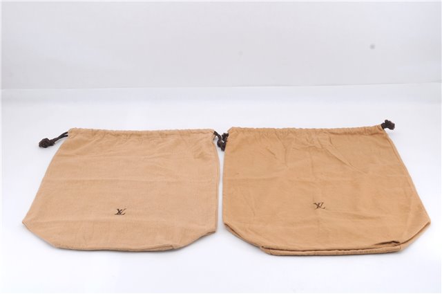 Authentic Louis Vuitton Dust Bag 10 Set Cotton Beige W16.9xH18.1xD6.3