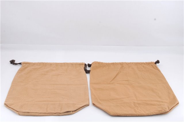 Authentic Louis Vuitton Dust Bag 10 Set Cotton Beige W16.9xH18.1xD6.3