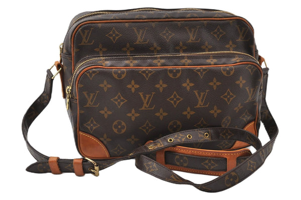 Authentic Louis Vuitton Monogram Nile Shoulder Cross Body Bag M45244 LV 8764F