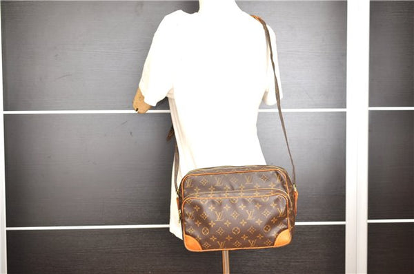 Authentic Louis Vuitton Monogram Nile Shoulder Cross Body Bag M45244 LV 8764F