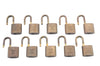 Authentic Louis Vuitton Padlock Gold 10Set LV 8766C