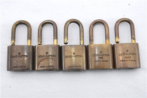 Authentic Louis Vuitton Padlock Gold 10Set LV 8766C