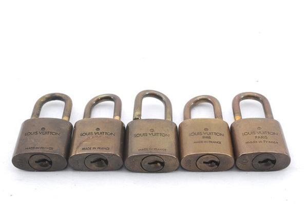 Authentic Louis Vuitton Padlock Gold 10Set LV 8766C