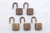 Authentic Louis Vuitton Padlock Gold 10Set LV 8766C