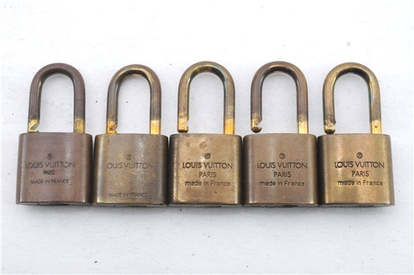 Authentic Louis Vuitton Padlock Gold 10Set LV 8766C