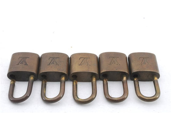 Authentic Louis Vuitton Padlock Gold 10Set LV 8766C