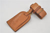 Authentic Louis Vuitton Name tag Handle Holder Beige 10Set LV 8766D