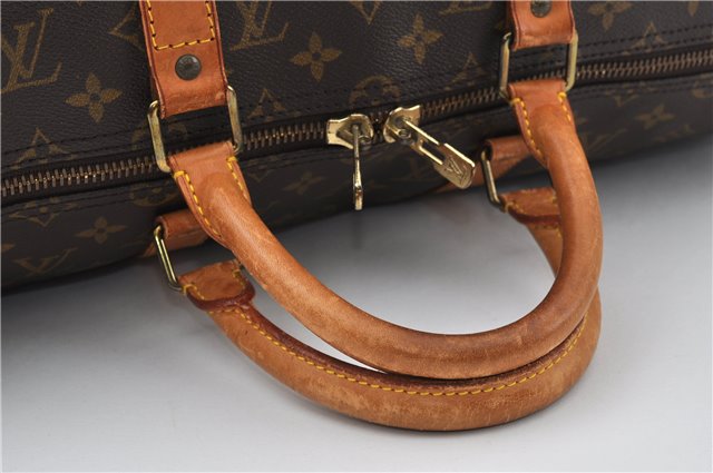 Authentic Louis Vuitton Monogram Keepall 50 Travel Boston Bag M41426 LV 8767F