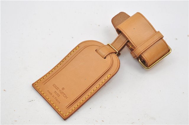 Authentic Louis Vuitton Name tag Handle Holder Beige 10Set LV 8769D