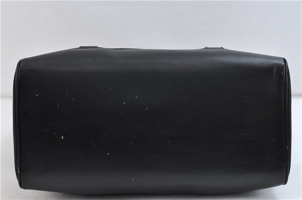 Authentic GUCCI Shoulder Tote Bag Canvas Leather 91384 Black 8772C