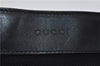 Authentic GUCCI Shoulder Tote Bag Canvas Leather 91384 Black 8772C