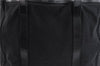Authentic GUCCI Shoulder Tote Bag Canvas Leather 91384 Black 8772C
