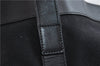 Authentic GUCCI Shoulder Tote Bag Canvas Leather 91384 Black 8772C