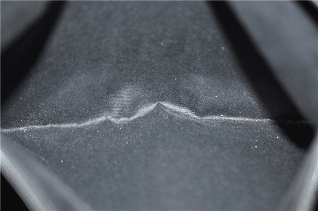 Authentic GUCCI Shoulder Tote Bag Canvas Leather 91384 Black 8772C