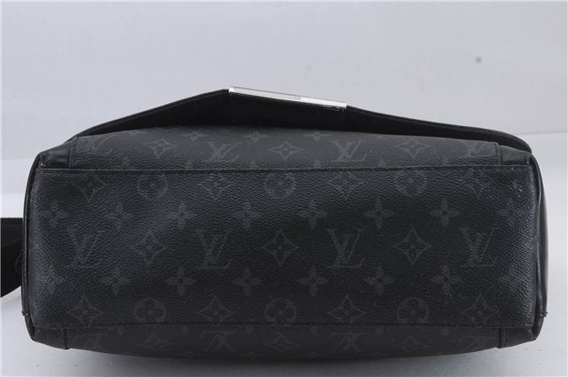 Louis Vuitton Monogram Eclipse Messenger Explorer MM Shoulder Bag M40539 8772D