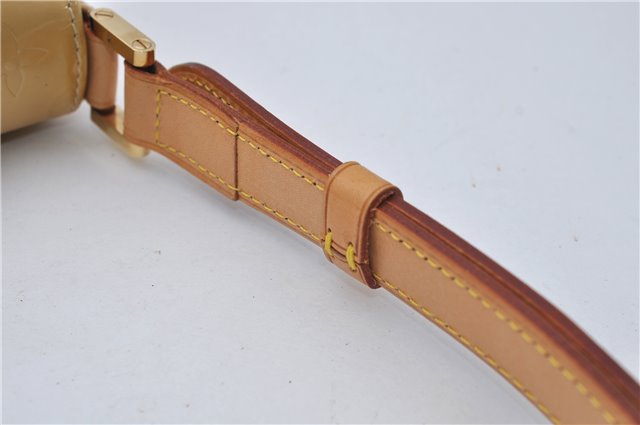 Auth Louis Vuitton Vernis Thompson Street Shoulder Bag Yellow M91008 LV 8774D