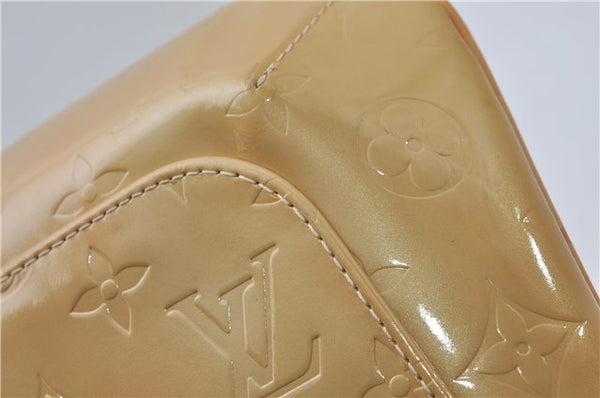 Auth Louis Vuitton Vernis Thompson Street Shoulder Bag Yellow M91008 LV 8774D